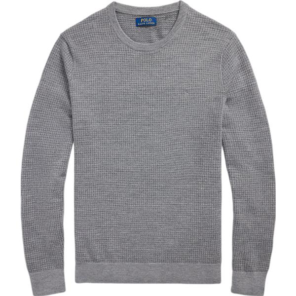 maglieria Polo Ralph Lauren grigio pied de poule