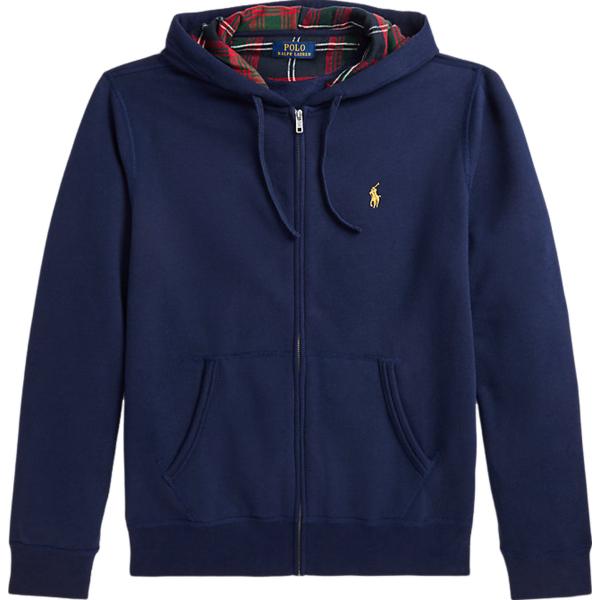 felpe con cappuccio Polo Ralph Lauren blu scozzese