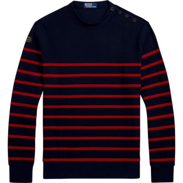 maglieria Polo Ralph Lauren nero a righe