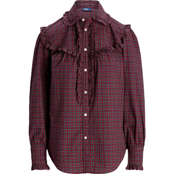 camicie Polo Ralph Lauren marrone scozzese