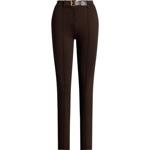 pantaloni Lauren marrone