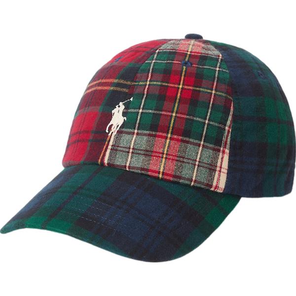 cappelli Polo Ralph Lauren nero scozzese