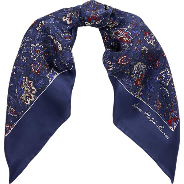 foulard Lauren blu a fiori