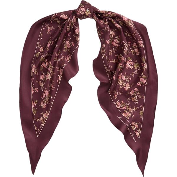 foulard Lauren marrone a fiori