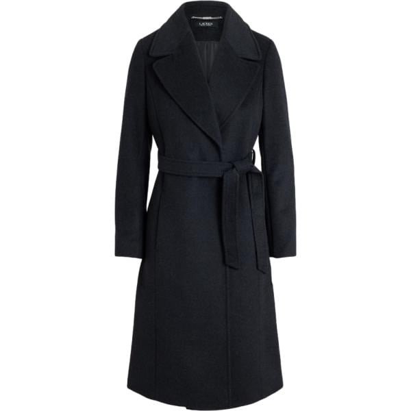 Cappotto da donna in grigio scuro in lana Lauren