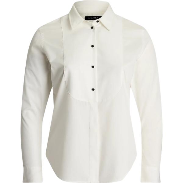camicie Lauren Curve bianco