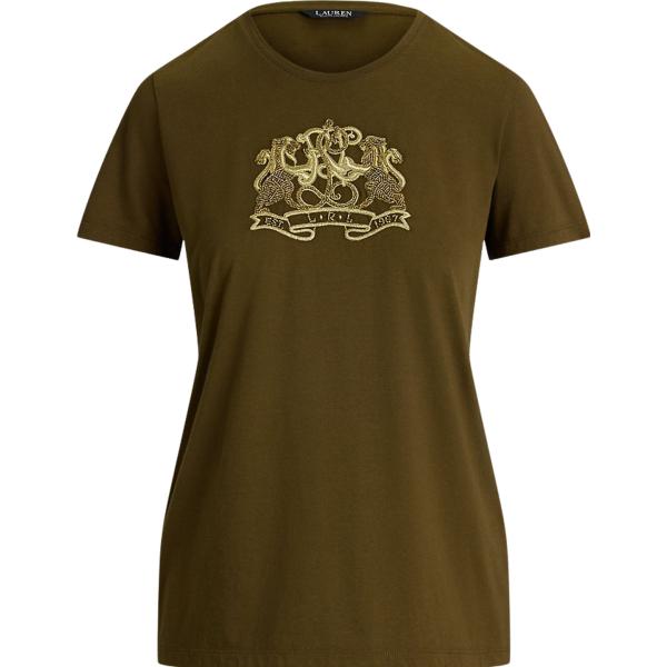 t-shirt Lauren marrone