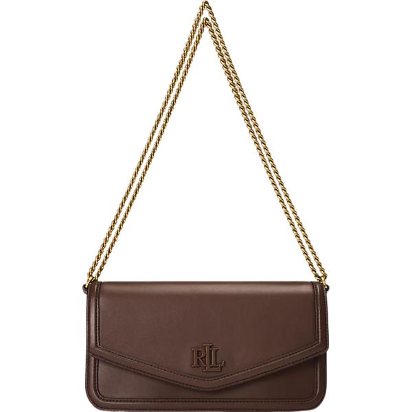 borse a spalla Lauren marrone