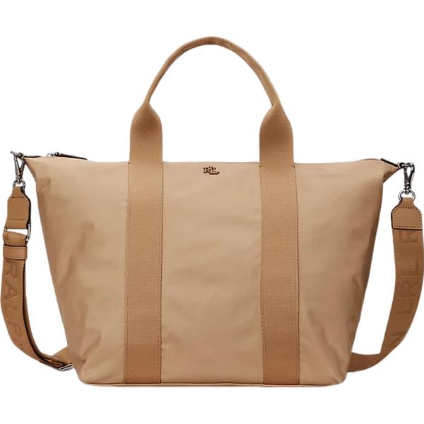 borse tote Lauren marrone