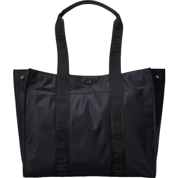 borse tote Lauren nero con stampe