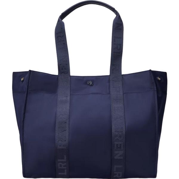 borse tote Lauren blu con stampe