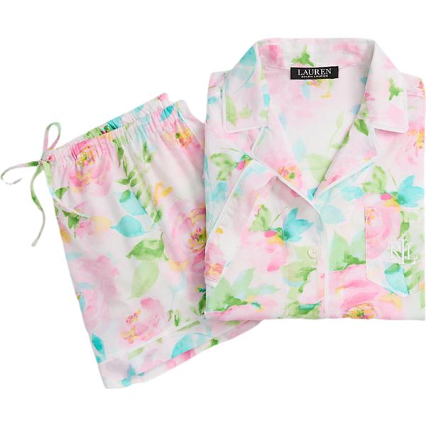 pigiama Lauren rosa a fiori