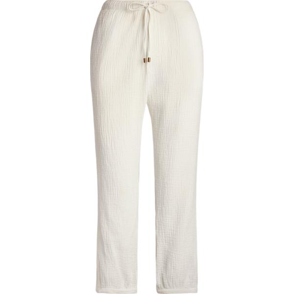 pantaloni Lauren bianco