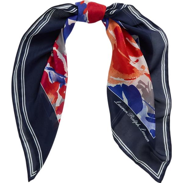 foulard Lauren blu a fiori