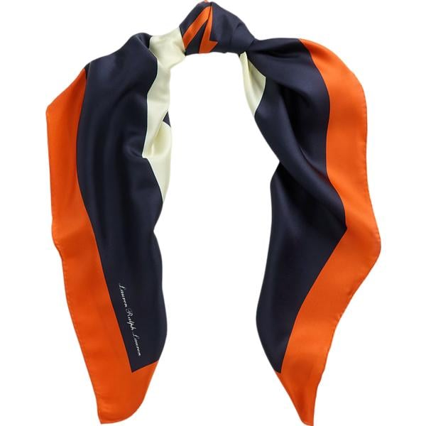 foulard Lauren nero con stampe