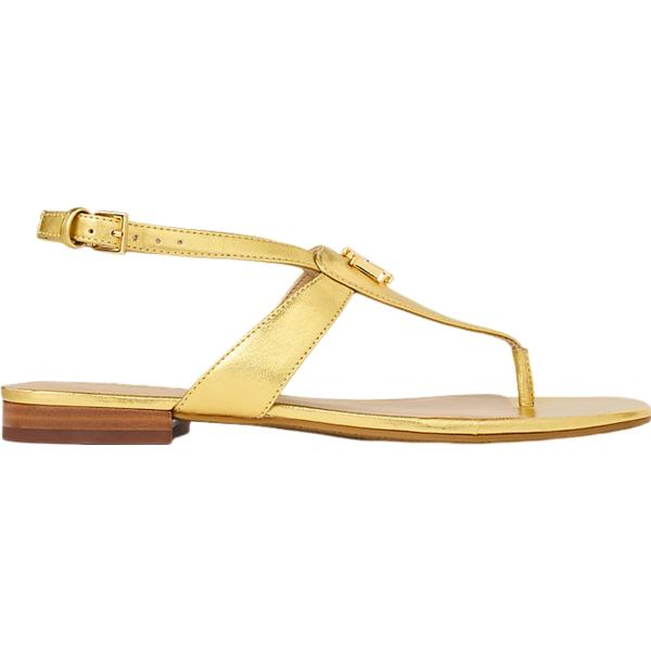 sandali in pelle Lauren giallo
