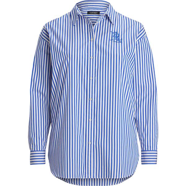 camicie Lauren Curve blu a righe