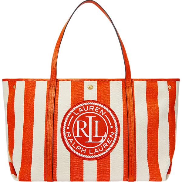 borse tote Lauren multicolore a righe