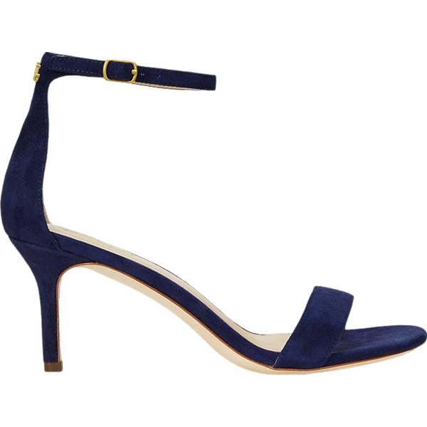 sandali in pelle Lauren blu