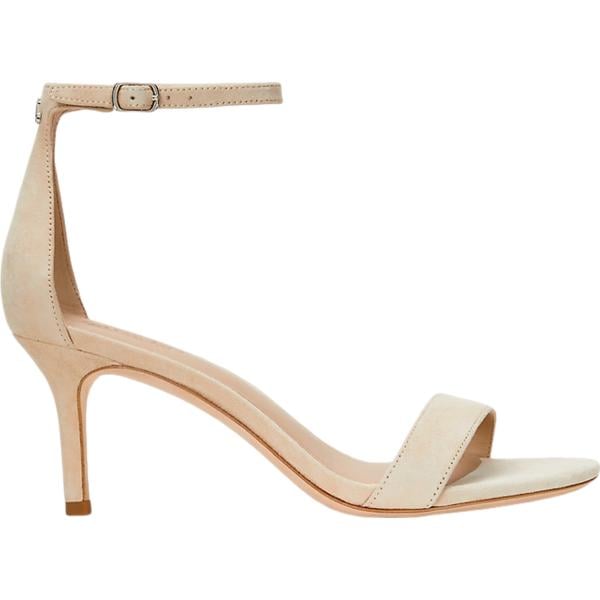 sandali in pelle Lauren bianco