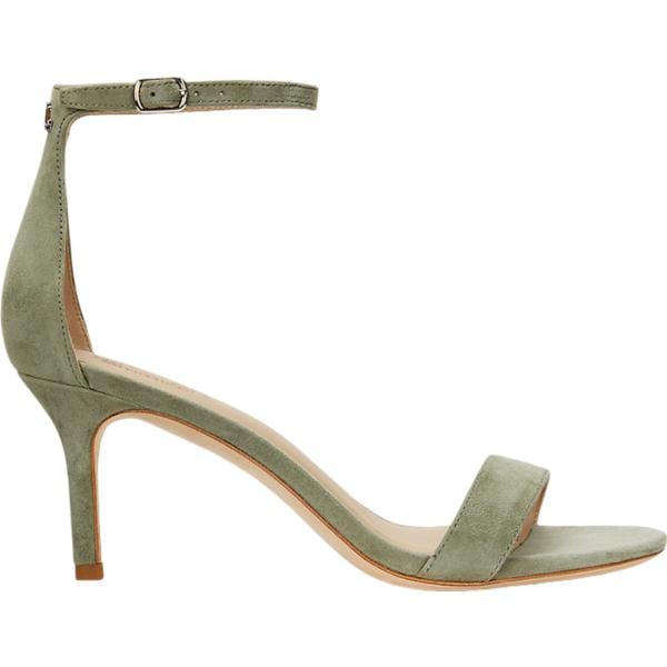 sandali in pelle Lauren verde