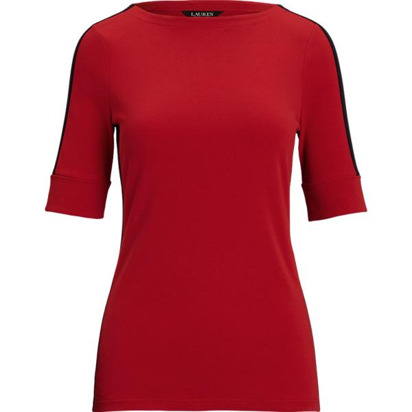 t-shirt Lauren rosso