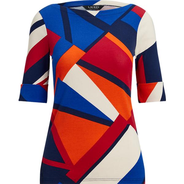 t-shirt Lauren multicolore con stampe