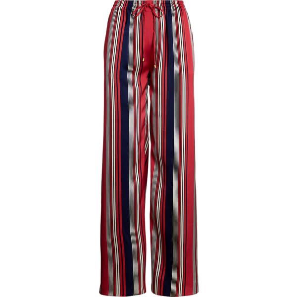 pantaloni Lauren rosso a righe