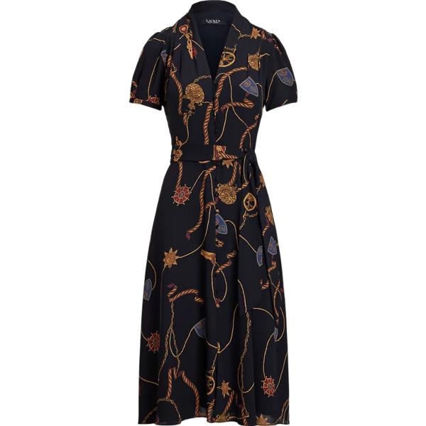 vestiti Lauren nero con stampe