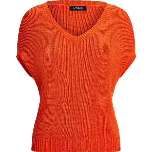 t-shirt Lauren Petite rosso