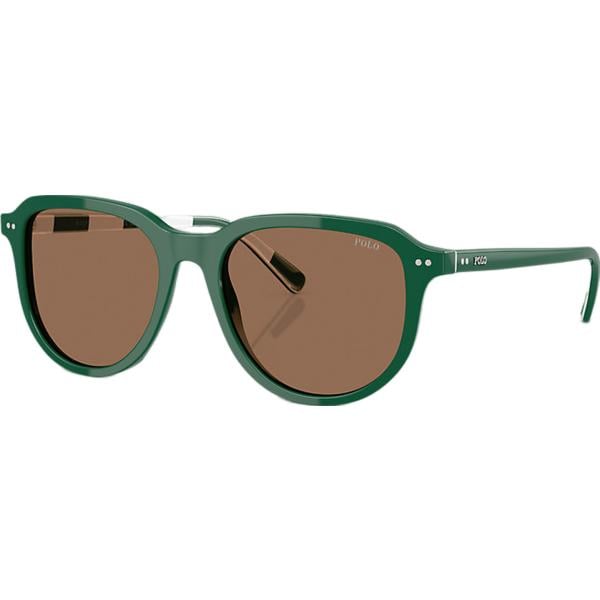 occhiali da sole Polo Ralph Lauren marrone a righe