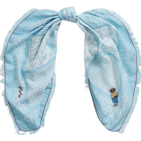 foulard Polo Ralph Lauren bianco a righe