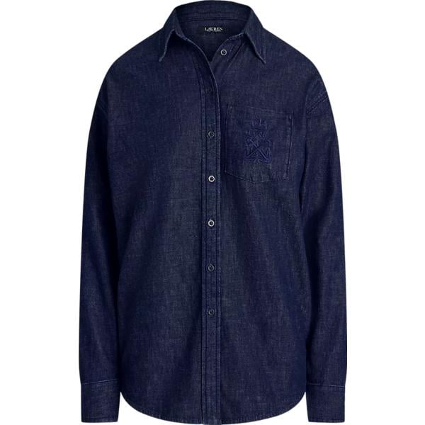 camicie Lauren blu