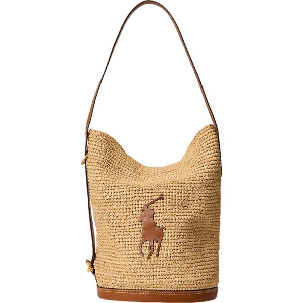 borse a mano Polo Ralph Lauren marrone