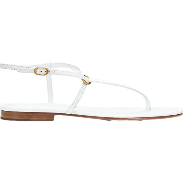sandali in pelle Polo Ralph Lauren bianco