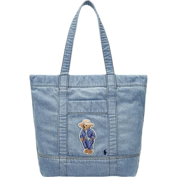 borse tote Polo Ralph Lauren blu