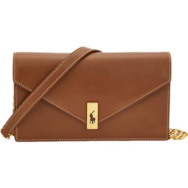 clutch Polo Ralph Lauren marrone