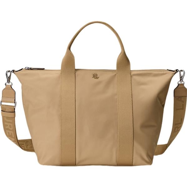 borse tote Lauren marrone
