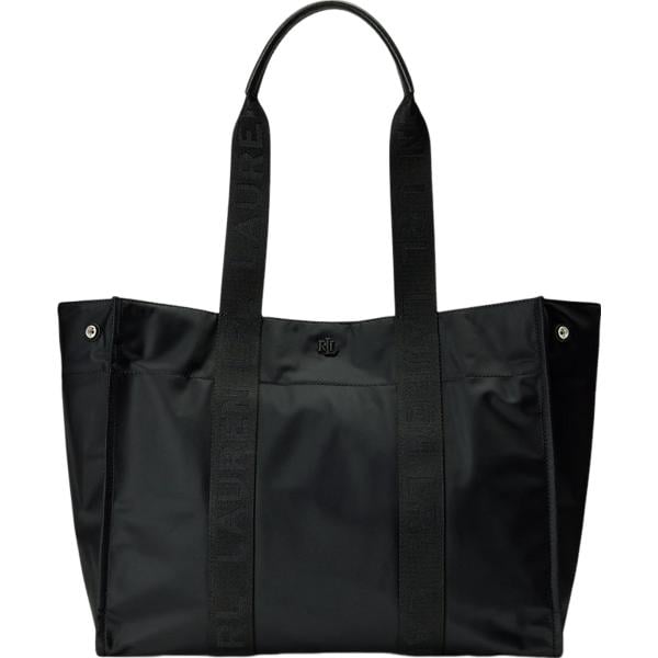 borse tote Lauren nero con stampe