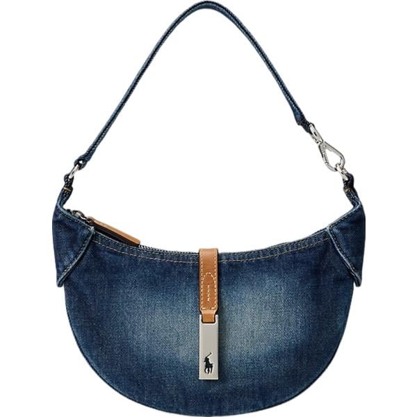 borse a spalla Polo Ralph Lauren blu