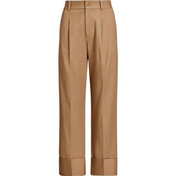 pantaloni Lauren marrone