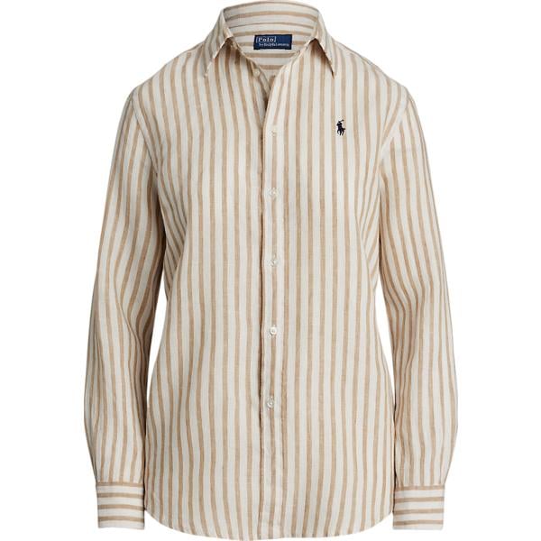 camicie Polo Ralph Lauren marrone a righe