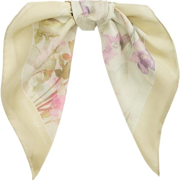 foulard Lauren bianco a fiori