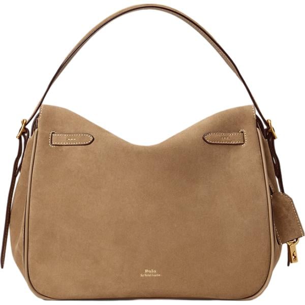 borse a mano Polo Ralph Lauren marrone