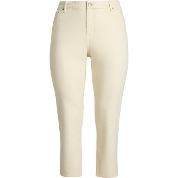 jeans dritti Lauren Curve bianco