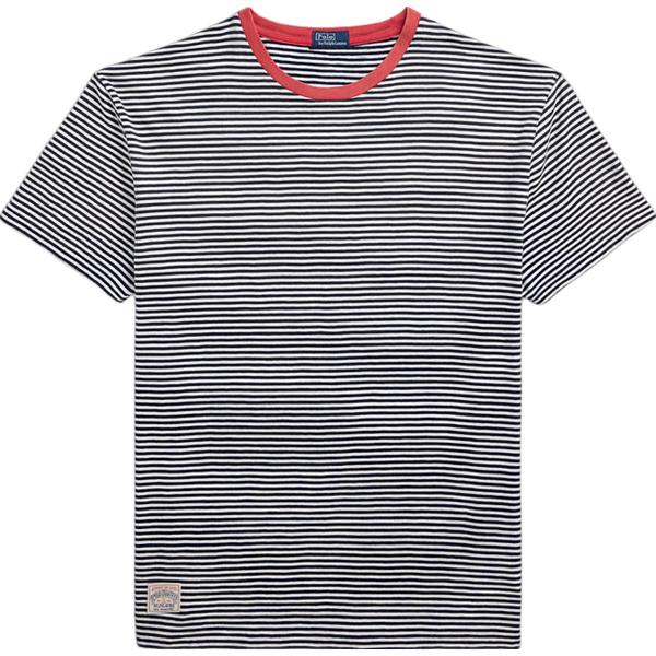 t-shirt Polo Ralph Lauren grigio a righe