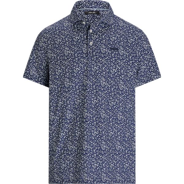 polo Rlx blu a fiori