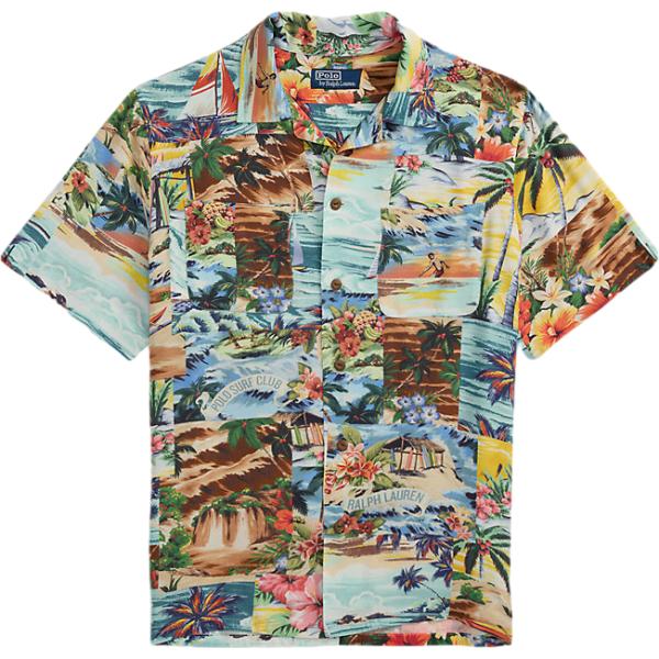 camicie Polo Ralph Lauren multicolore con stampe