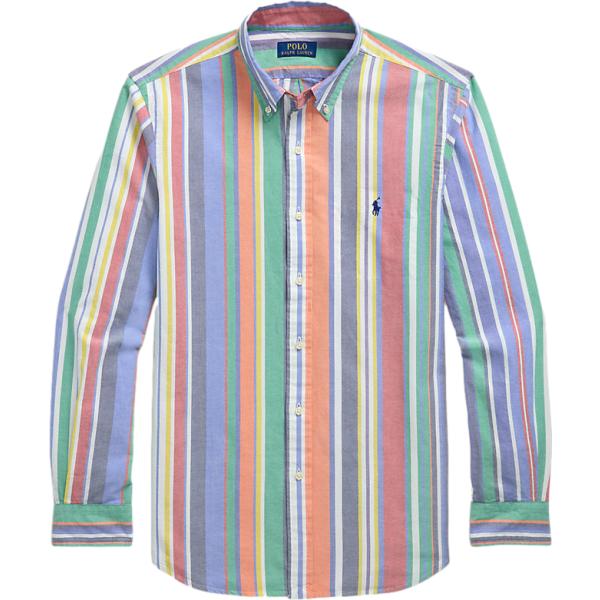camicie Polo Ralph Lauren verde a righe
