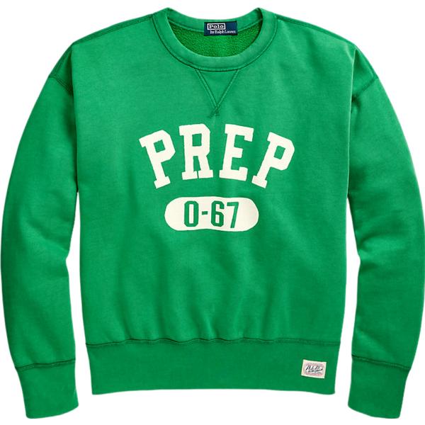 felpe Polo Ralph Lauren verde con stampe